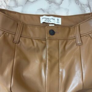 Abercrombie and Fitch leather pants